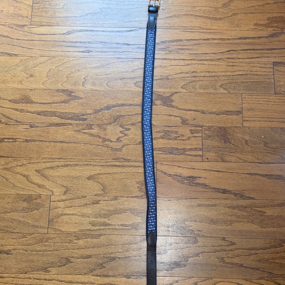 Vineyard Vines Navy and Black Golf clubs Belt